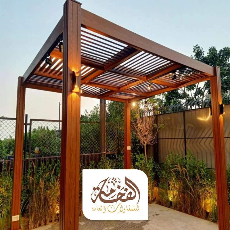 تركيب مظلات حدائق خشبية الدمام